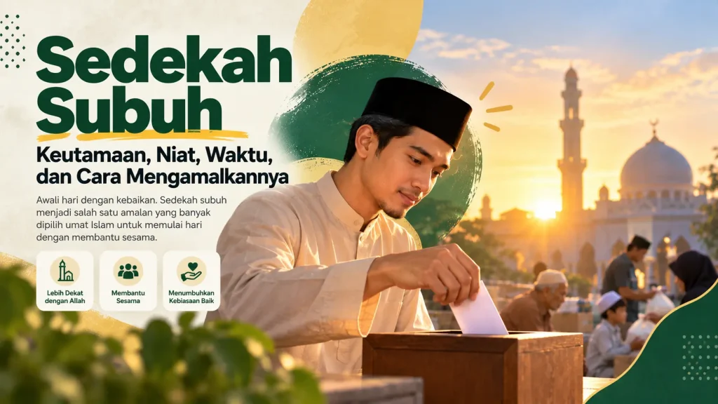 Seseorang menyiapkan sedekah untuk membantu masyarakat yang membutuhkan